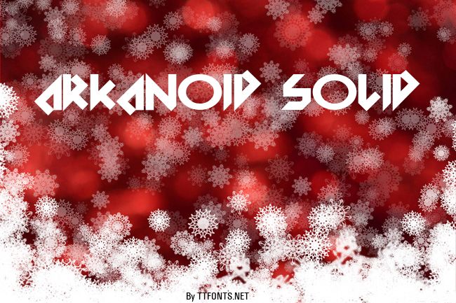 Arkanoid Solid example
